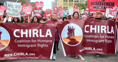 صور.. مسيرات لعمال أمريكا تندد بسياسات ترامب المتعلقة بالهجرة