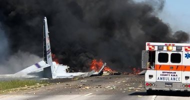 الجيش الأمريكى: نجرى تحقيقا لمعرفة سبب تحطم الطائرة العسكرية بولاية جورجيا