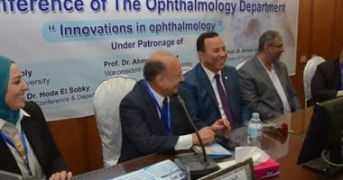 رئيس جامعة المنوفية يفتتح المؤتمر العلمى الـ18 لقسم طب وجراحة العين