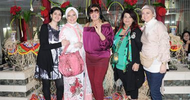 بالصور .. نبيلة عبيد وفيفي ورجاء الجداوي وفيفي عبده وسيدات المجتمع في عرض أزياء "رمضاني" بـ 6 أكتوبر 