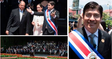 رئيس كوستاريكا يؤدى اليمين الدستورية لتولى قيادة بلاده رسميا