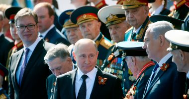 صور.. بوتين فى عيد النصر: روسيا منفتحة لحل جميع قضايا الأمن الدولى