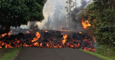 مسئولون أمريكيون: مخاوف من وصول حمم بركان هاواى إلى المحيط الهادئ