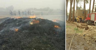 العواصف والنيران تجتاح مدن الصعيد.. السيطرة على 30 حريقا بالمنيا.. و12 حادث اشتعال مخلفات زراعية وأكوام بوص بـ4 مراكز بأسيوط.. واحتراق 3 منازل بسوهاج.. والمحافظين: غرفة عمليات الأزمات والكوارث لمتابعة الطقس