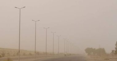 المرور : إغلاق طريق الطور -أبو رديس بجنوب سيناء لعدم وضوح الرؤية