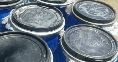 صور.. ضبط 13 "برميل لبن" غير صالحة للاستهلاك الآدمى فى بنى سويف