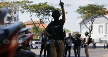 مقتل شخص فى تبادل لإطلاق النار بالمقر الرئيسى للشرطة الإندونيسية