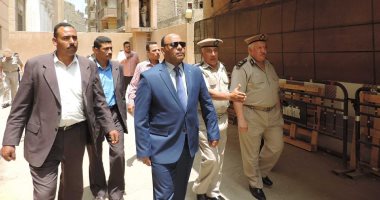 صور.. مدير أمن الغربية يفتتح أعمال التطوير بالسجن المركزى بكفر الزيات