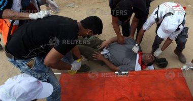 استشهاد مواطن فلسطينى وإصابة 3 جنود إسرائيليين على حدود غزة