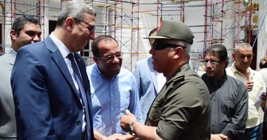 رئيس الهيئة الهندسية للقوات المسلحة يتفقد أعمال تطوير مجلس النواب
