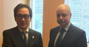 سفير مصر فى اليابان يبحث تعزيز التعاون مع رئيس منظمة التجارة الخارجية