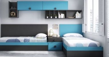 4 موديلات لغرف نوم شبابية توفر المساحة بتصميمات مودرن