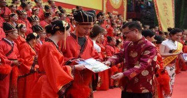 الزواج فى الصين - أرشيفية 