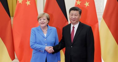 الرئيس الصينى يستقبل المستشارة الألمانية أنجيلا ميركل