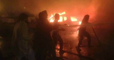 ارتفاع عدد ضحايا تفجير بنغازى لـ 6 أشخاص وإصابة 20.. فيديو وصور