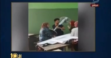 بالفيديو.. طالب بهندسة المطرية يصطحب مروحة داخل لجنة الامتحان