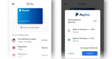 الآن يمكن للمستخدمين الدفع عبر PayPal بواسطة خدمات جوجل المختلفة