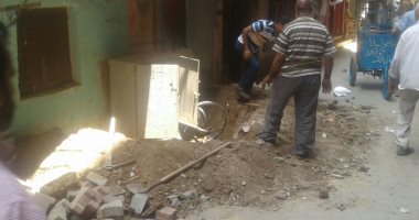 قارئ يشكو تكرار تكسير شارع ماهر محمد عايد بإمبابة بسبب أعطال الكهرباء