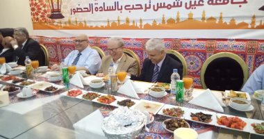 صور.. جامعة عين شمس تنظم حفل إفطارها السنوى بمشاركة عمداء الكليات