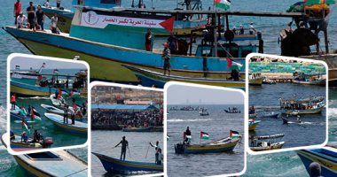 انطلاق أول رحلة بحرية من ميناء غزة لأوروبا لكسر الحصار الإسرائيلى