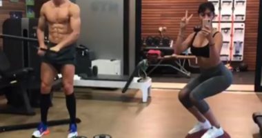 رونالدو يبدأ الاستعداد للمونديال بتدريبات بدنية مع صديقته