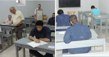 60 سجينا يؤدون امتحان التفاضل والتكامل داخل لجان بالسجون