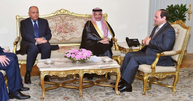 السيسى يستقبل أحمد قطان ويؤكد خصوصية العلاقات المصرية السعودية