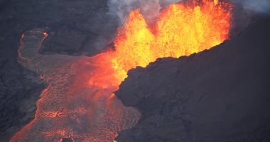 الحمم البركانية تدمر 600 منزل بجزيرة "بيج أيلاند" فى ولاية هاواى
