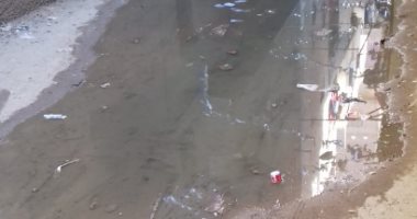 قارئ يشكو من غرق شارع أبو صلاح فى عين شمس بمياه الصرف الصحى