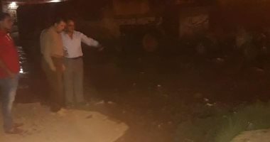 رئيس مدينة بيلا بكفر الشيخ يتفقد أعمال إصلاح الصرف الصحى بقرية إبشان
