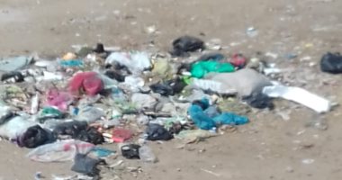 صور.. انتشار القمامة بشوارع "شبرا باخوم" بالمنوفية والأهالى يطالبون بصناديق