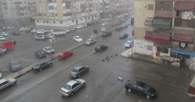 فيديو وصور.. سقوط أمطار شديدة بمدينتى بورسعيد وبورفؤاد