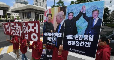 صور.. مسيرات بكوريا الجنوبية تطالب بتوقيع معاهدة سلام بين واشنطن وبيونج يانج