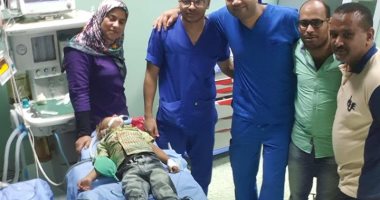فريق طبى ينقذ حياة طفل ابتلع عملات معدنية بمستشفى قنا الجامعى