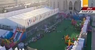 فيديو.. الرئيس السيسي يصل مركز المنارة للمشاركة بالاحتفال بعيد الفطر مع أسر الشهداء