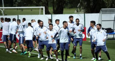 التدريب الأخير لمنتخب الأرجنتين قبل مواجهة أيسلندا فى كأس العالم
