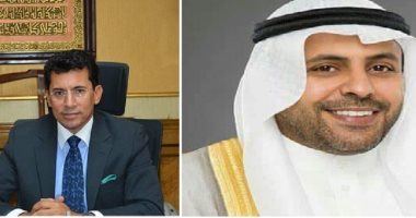 وزير الشباب الكويتى يهنى أشرف صبحى بتوليه منصب وزير الرياضة