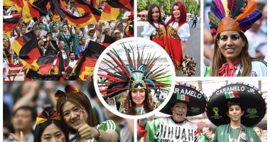 منافسة شرسة بين جميلات ألمانيا والمكسيك خارج الملعب