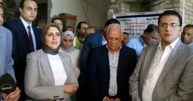 وزيرة الصحة تتفقد الإنشاءات بمستشفيي بور فؤاد العام ببورسعيد 