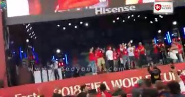 فيديو.. احتفالات الجماهير ‏المصرية فى منطقة المشجعين