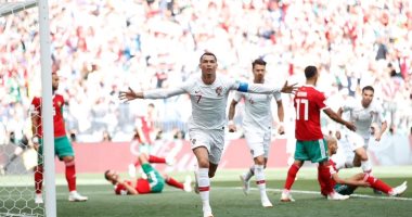 كأس العالم 2018 .. البرتغال يحافظ على هدف رونالدو بعد 25 دقيقة نارية أمام المغرب  