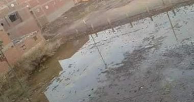"الملعب مهجور من 11 سنة".. مياه الصرف تغرق مركز شباب ميت غزال فى الغربية