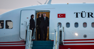 أردوغان يجرى الرحلة الأولى إلى مطار جديد فى اسطنبول