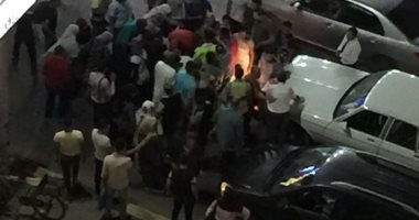 قارئة ترصد إصابة شخصين فى حادث تصام أثناء عبورهما الشارع أول فيصل