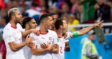 كأس العالم 2018.. دزيمايلى يسجل الهدف الأول لسويسرا