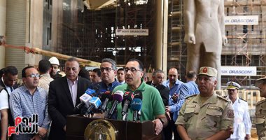 الحكومة: إنجاز 78% من أعمال تنفيذ المتحف المصرى الكبير