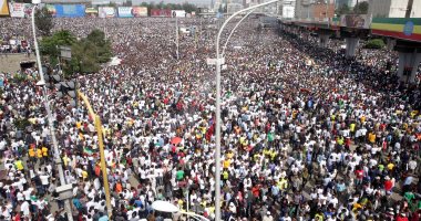 ننشر صور مسيرة دعم رئيس الوزراء الإثيوبى قبل محاولة إغتياله