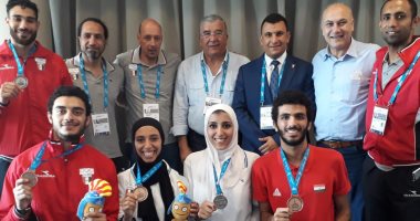ذهبية و4 فضيات وبرونزية حصيلة ميداليات مصر اليوم فى ألعاب البحر المتوسط 