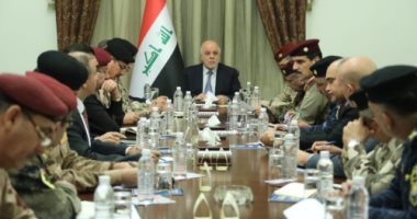 صور.. رئيس وزراء العراق: عمليات نوعية للقضاء على الخلايا الإرهابية