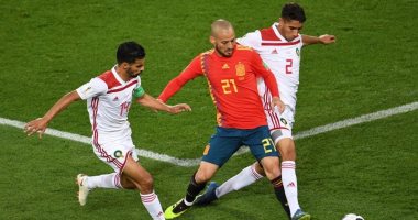 ملخص واهداف مباراة اسبانيا والمغرب 2-2 بكأس العالم